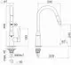 DORNBRACHT Einhebelmischer Pull-down mit Brausefunktion SYNC 33870895 Platin gebürstet, 33870895-06 Galeriebild 3